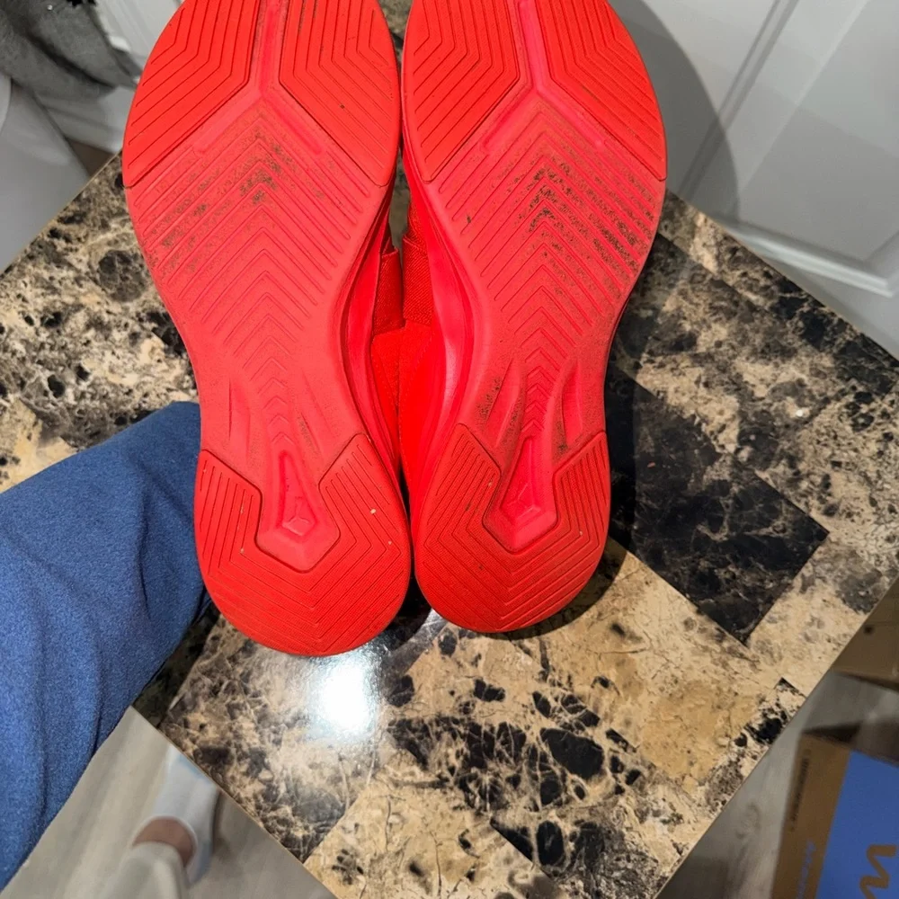 Puma Bold Red Slip-On Sneakers Womens 8.5 - Picture 4 of 5